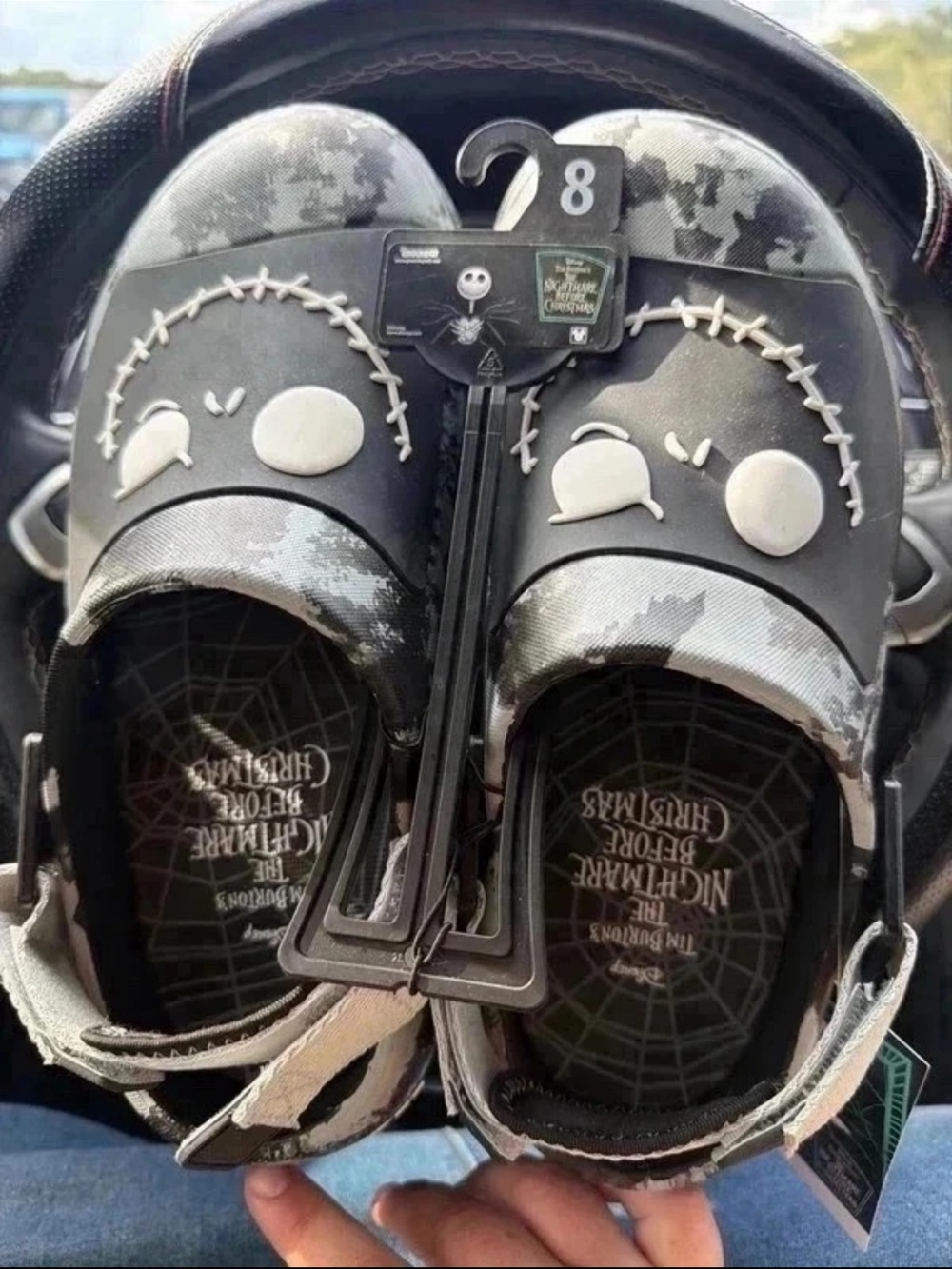 Disney The Nightmare Before Christmas Men's Clogs - Black/Grey